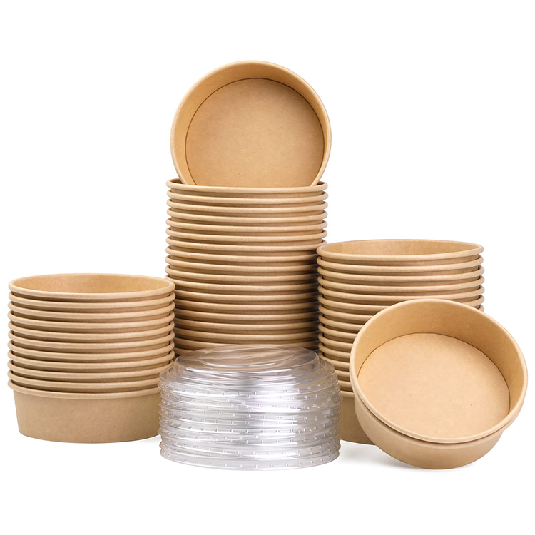Eco Food Packaging Biodegradable Bagasse Safe Disposable Paper Food Box