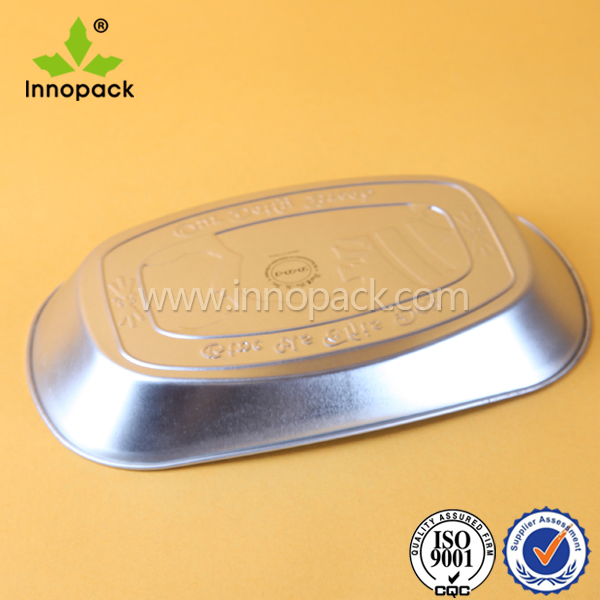 Cheap Round Non-Slip Lacquer Printed Metal Tin Tray for Food/Beer/Bottle