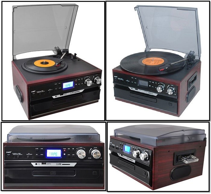 10-в-1 проигрыватель винила с Bluetooth и радио