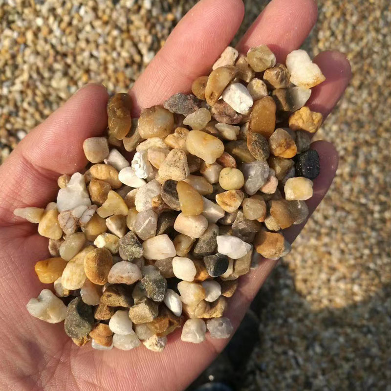 Muti Colors River Stone Yellow/Pink/Grey/Red/Black/White Pebble for Exterior Decoration Outdoor Garden Landscaping Paving Price