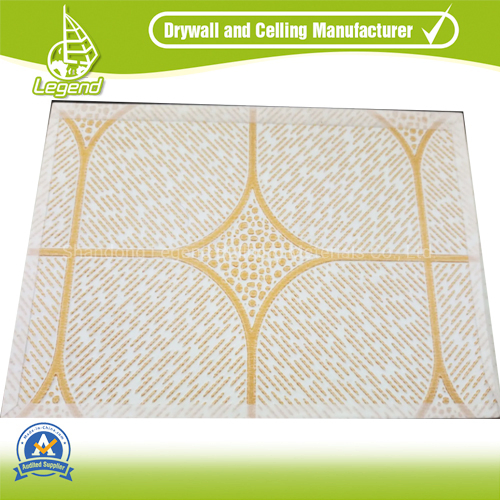 PVC Laminated Gypsum Ceiling Tiles with Aluminum