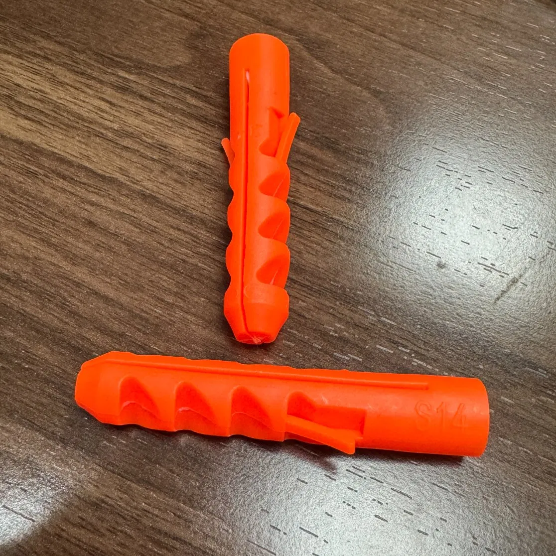 Orange Color Virgin PA Nylon Material Drywall Anchor Bolts Sleeve