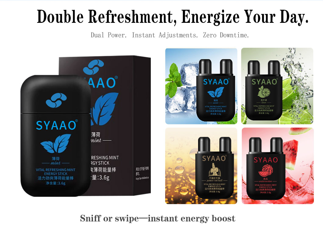 Natural Herbal Essence Aromatic Mint Nasal Inhaler
