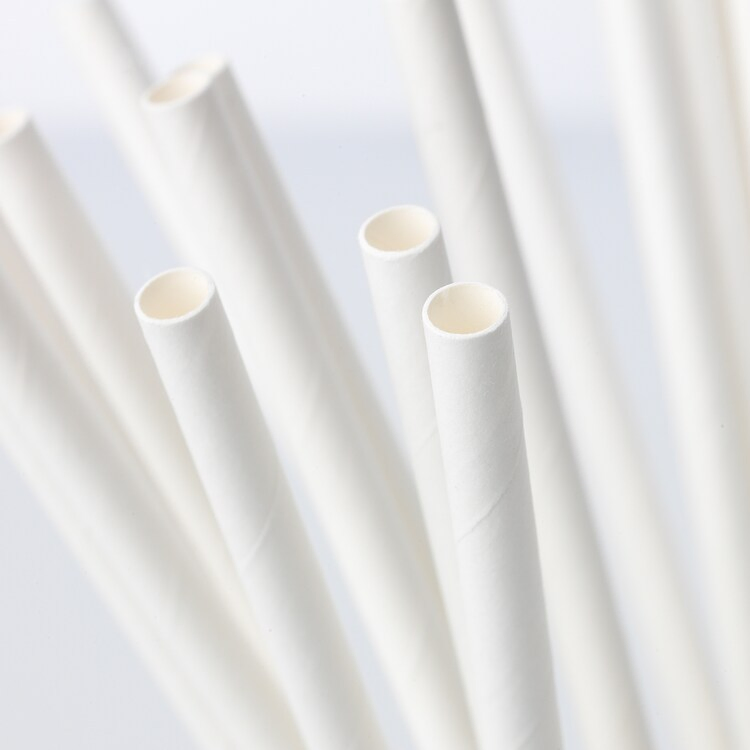 Biodegradable Drinking Paper Straws Disposable Colored Drinking Juice Straws