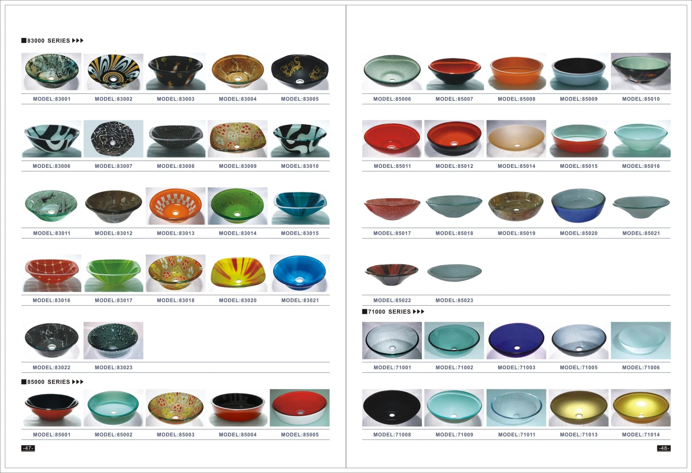 Квадратная стеклянная раковина для ванной