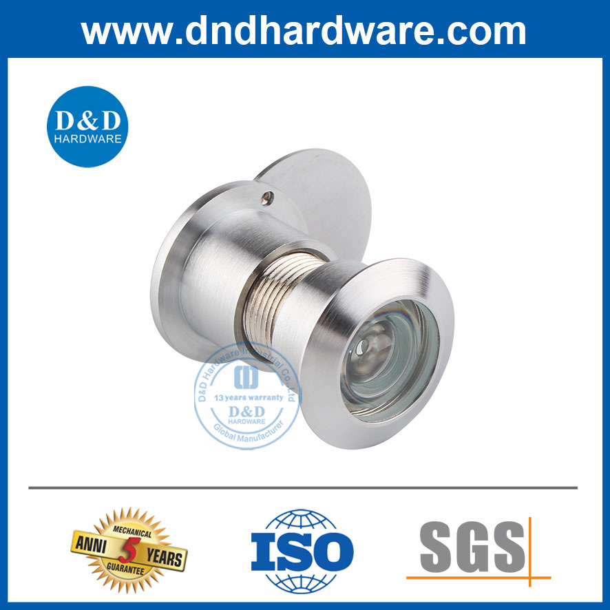Wide Range Satin Chrome Door Eye Peephole for Home Door