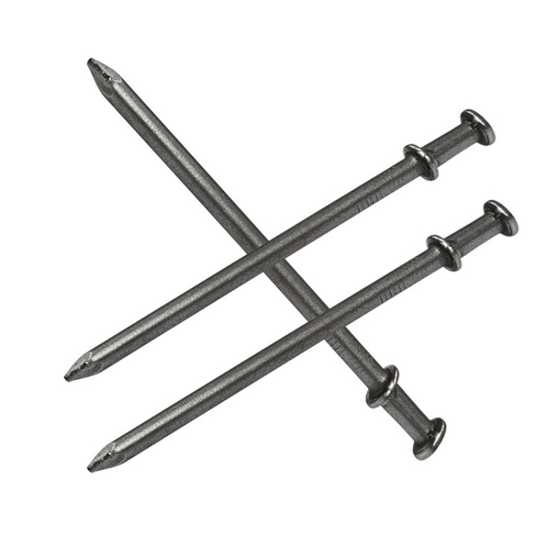 Building Construction Duplex Nails Two Head Common Nails with Easy Removal Design.