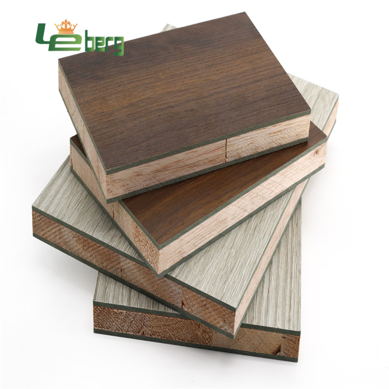 Melamine Paper / Plain Veneer Laminated Blockboard