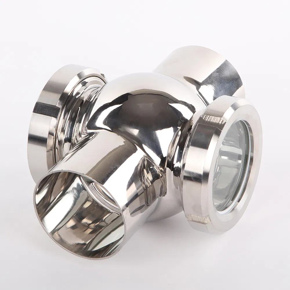 Premium Stainless Steel 304/316L Round Sight Glass for Endoscopy