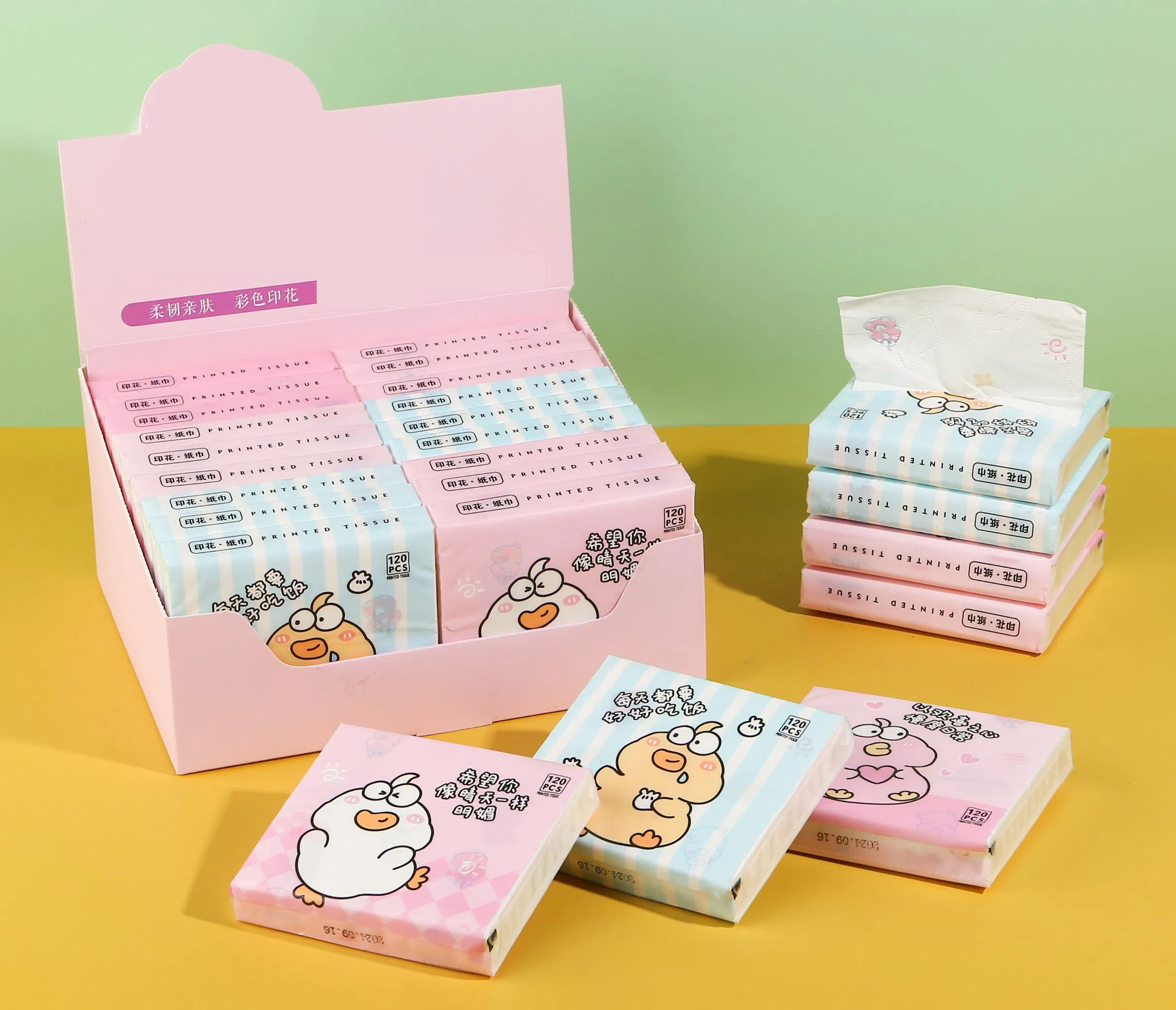 with a Soft Texture That Fits Delicate Facial Skin Color Facial Tissue