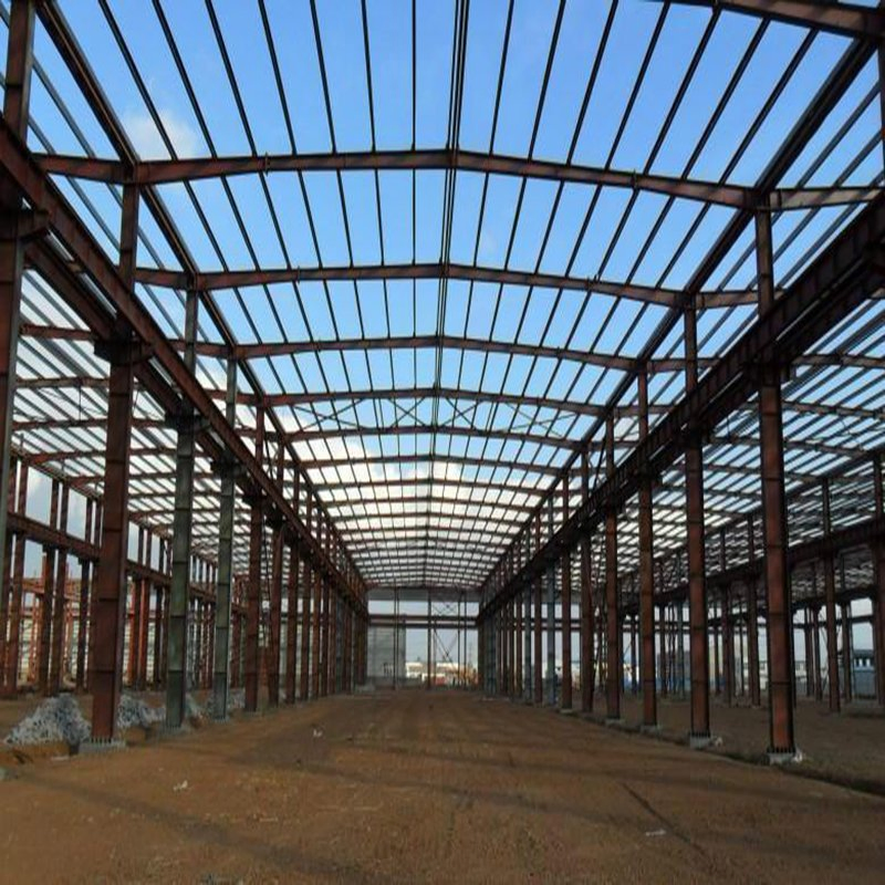 Low Cost Workshop Structural Fabrication Storage Shed Warehouse Construction Steel Building Material with Welded H Section