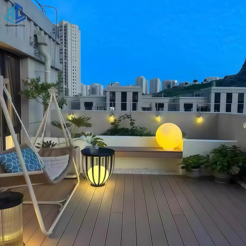 Aluminium Decking Fireproof Outdoor Waterproof Anti-Slip Swimming Pool Garden Boards Balcony Flooring