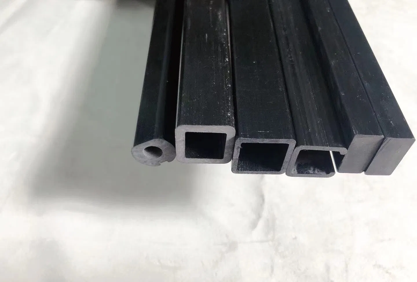Pultruded Carbon Fiber Square Tubes for RC Helicopters