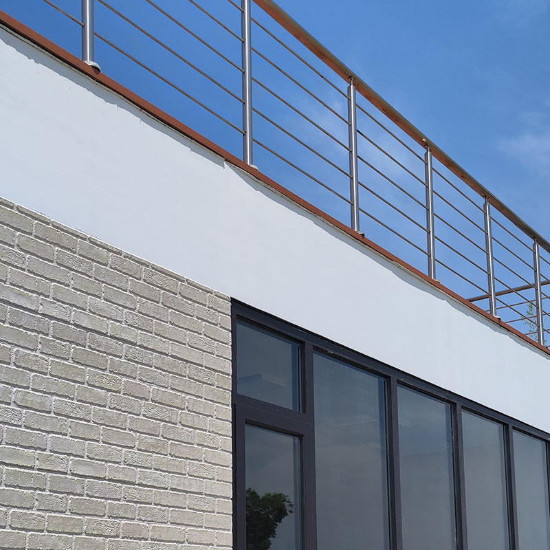 UK Standard Light Steel Frame Prefabricated Bungalow Office with Big Window