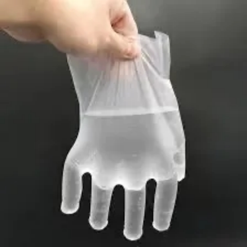 Disposable Gloves, Food Grade Plastic