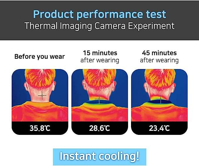 Hot Selling Summer Outdoor Sports Neck Cooler Cooling Circle Gel Ice Pack Hot & Cold Sports Pack