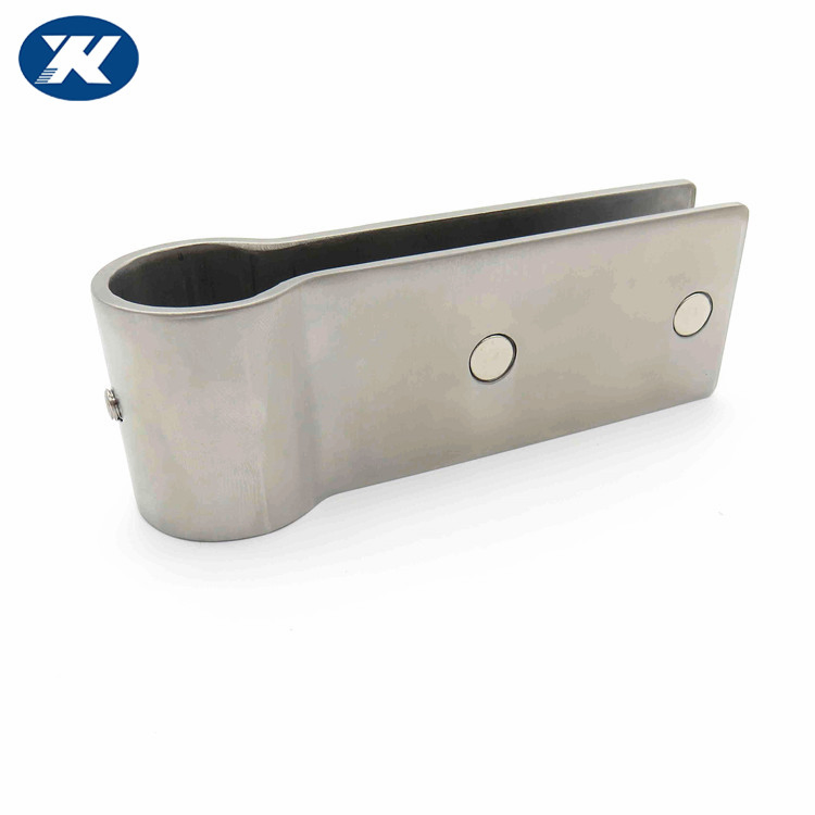 Stainless Steel Cubicle Fittings Public Toilet Cubicle Partition Upper Panel Holder