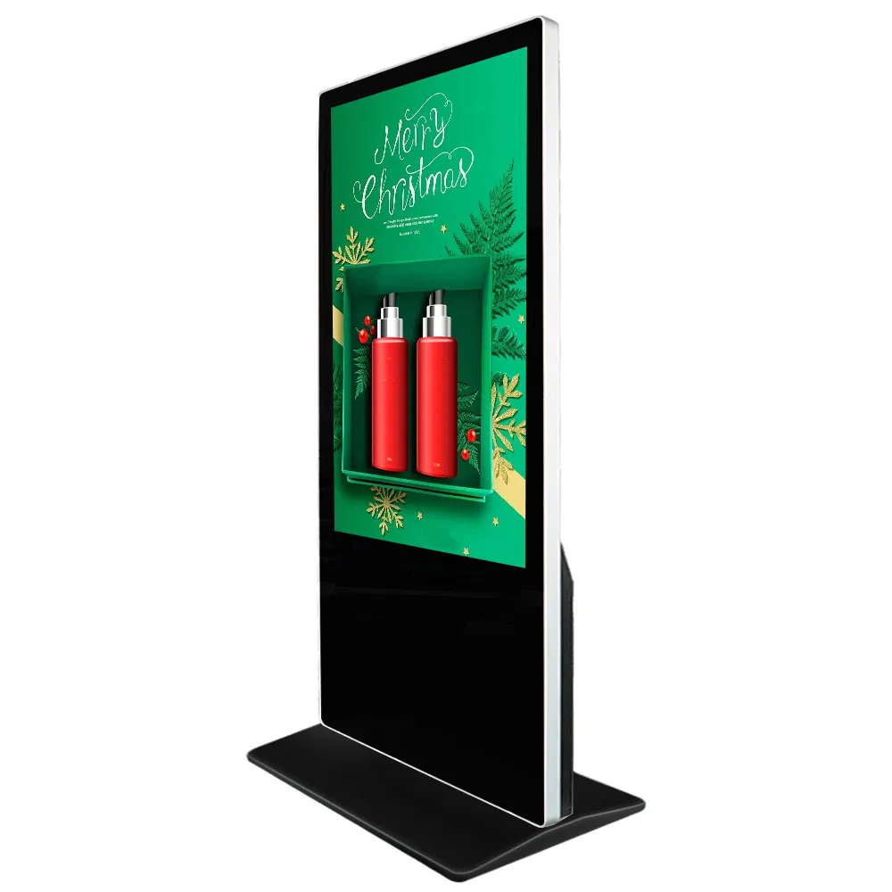 55-дюймовый 4K сенсорный дисплей для рекламы и информации