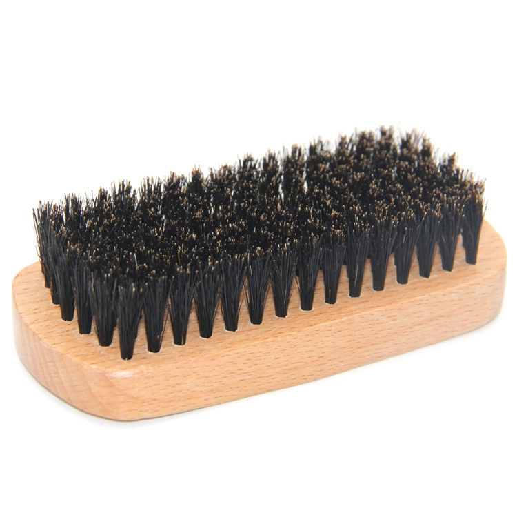 Custom Beard Brush Boar Bristle with Beech Wooden Handle Beard Brush