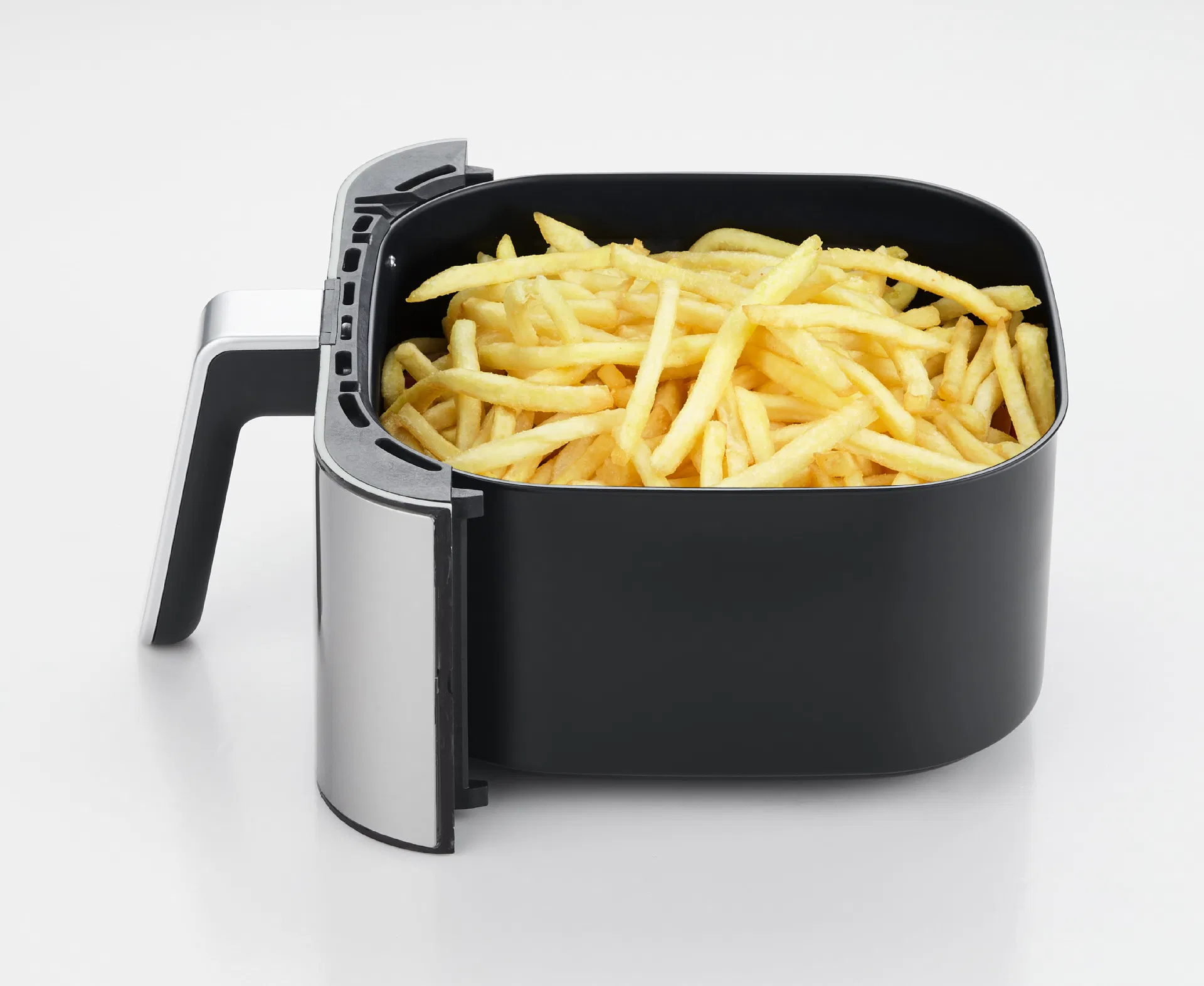 Compact Air Fryer Matte Black Small Apartment Dorm Essential Large Air Fryer Kitchen Equipment