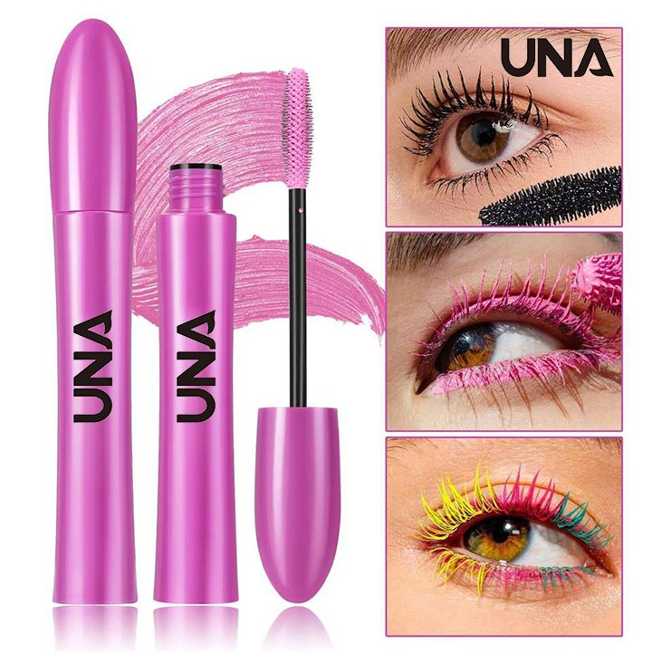 Colorful Mascara Long Lasting Thicken White Pink Brown Eyelash Voluming Waterproof Curling Colored Liquid Mascara