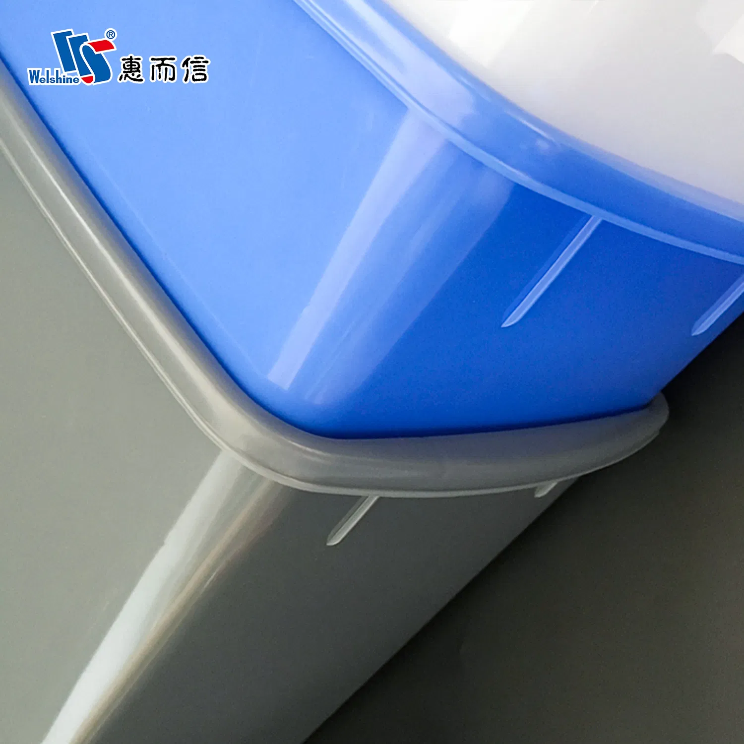 Household Garbage Waste Paper Basket Plastic Dustbin Trash Bin