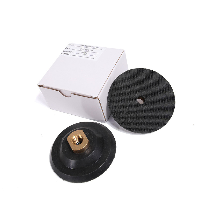 Flexible Marble Polishing Pads Backer Diameter 4" Rubber Backer Pad