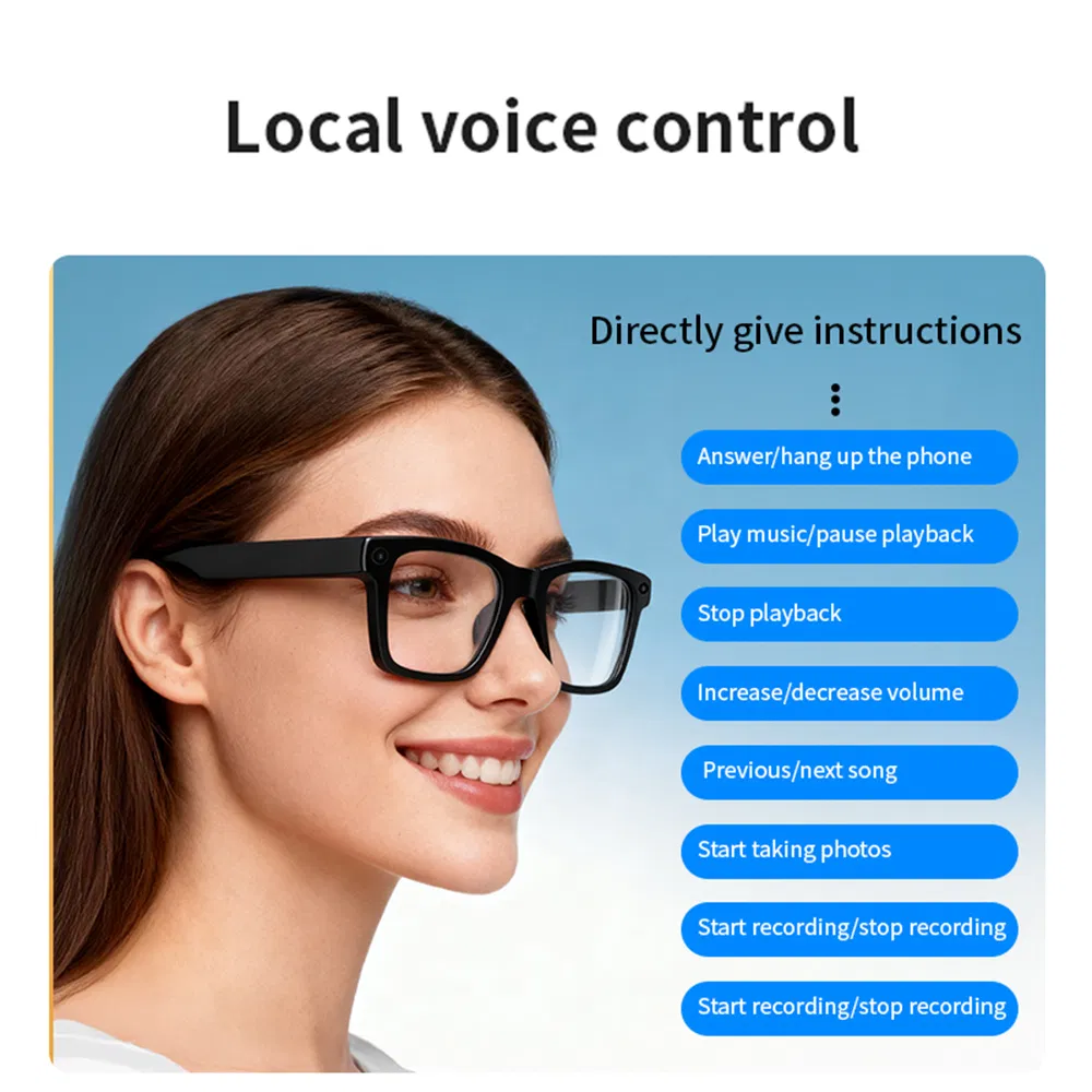 Умные очки EG08 с ИИ, камерой 12 МП и переводом