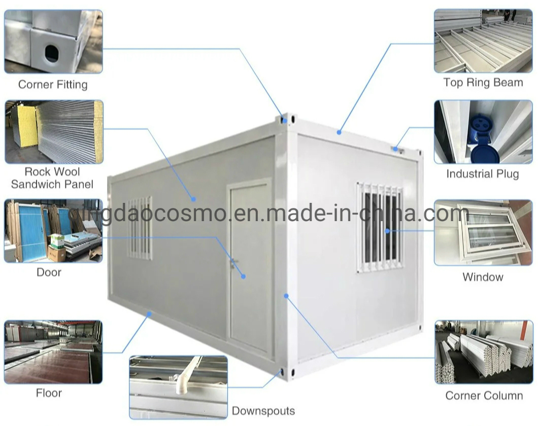 Mining Camp Accommodation Modular Labor Expandable Tiny Homes Container House China Manufacturers