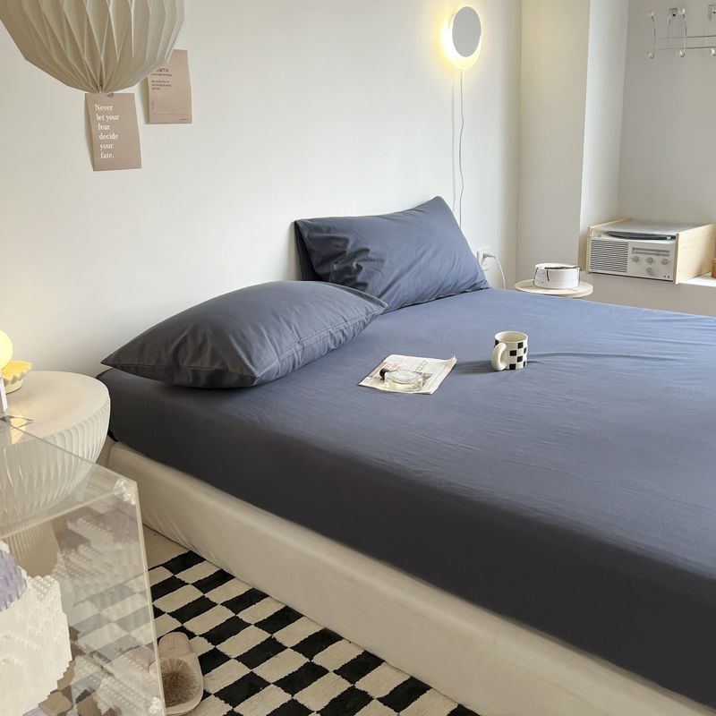 Wholesale Custom Soft Hotel Bed Cotton Home Fitted Sheet