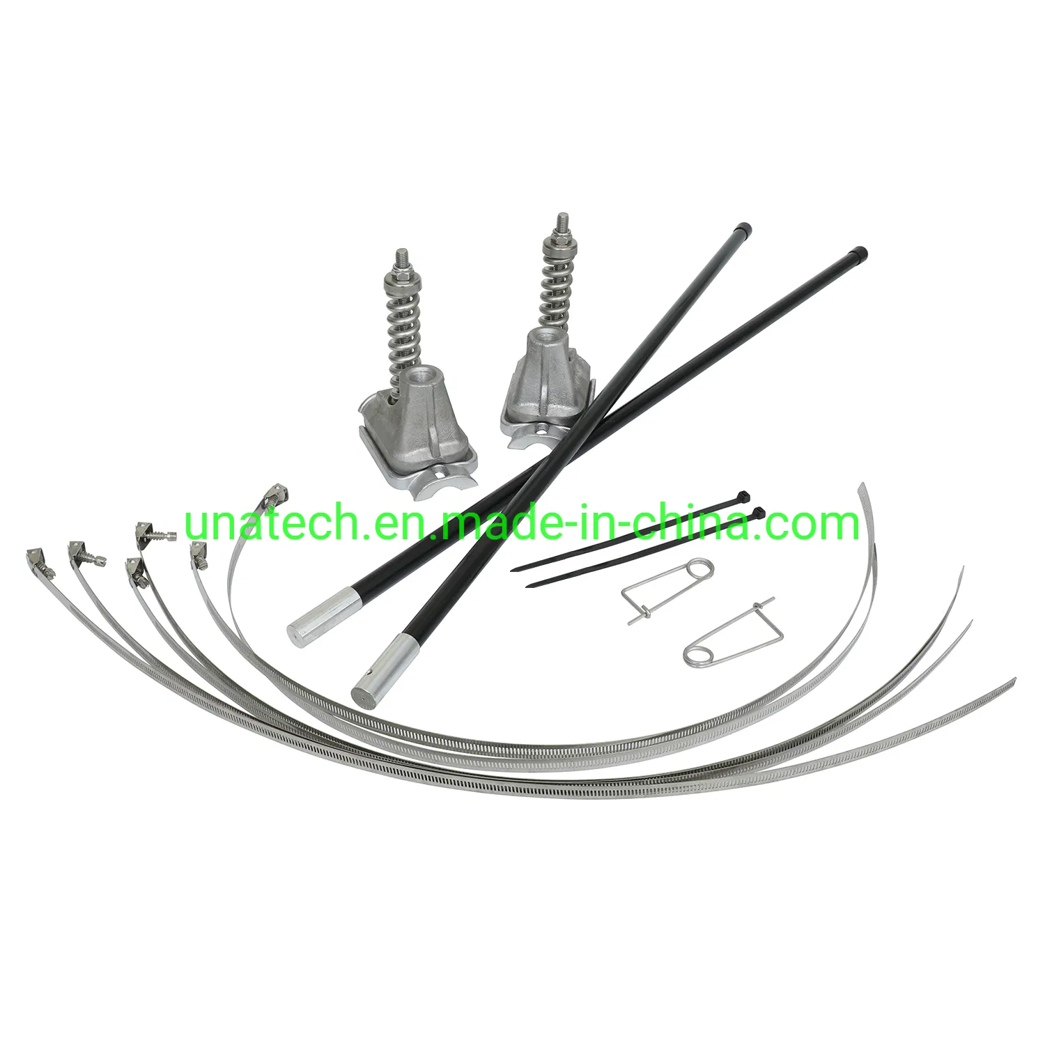 Stainless Steel Street Light Pole Banner Advertising Sign Brackets