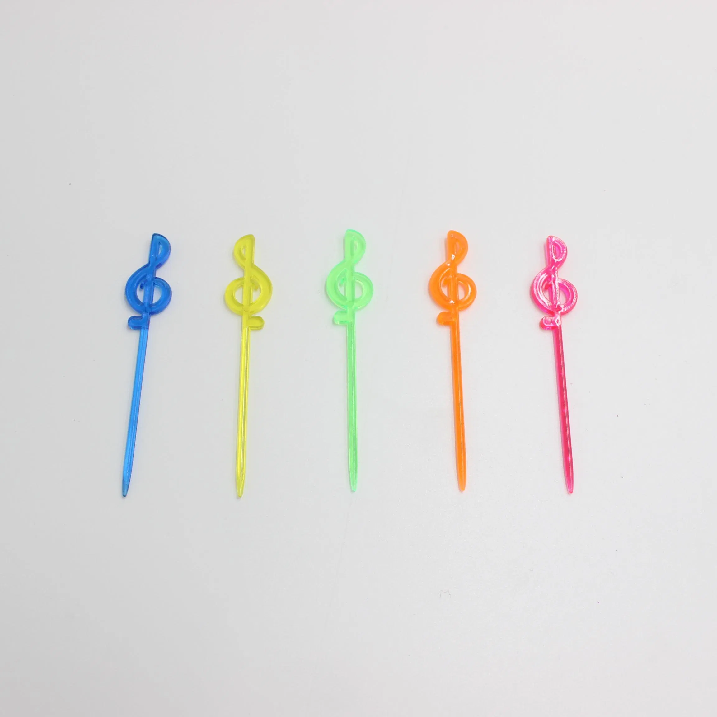 Fun and Whimsical Cartoon Music Forks for Fruit Serving