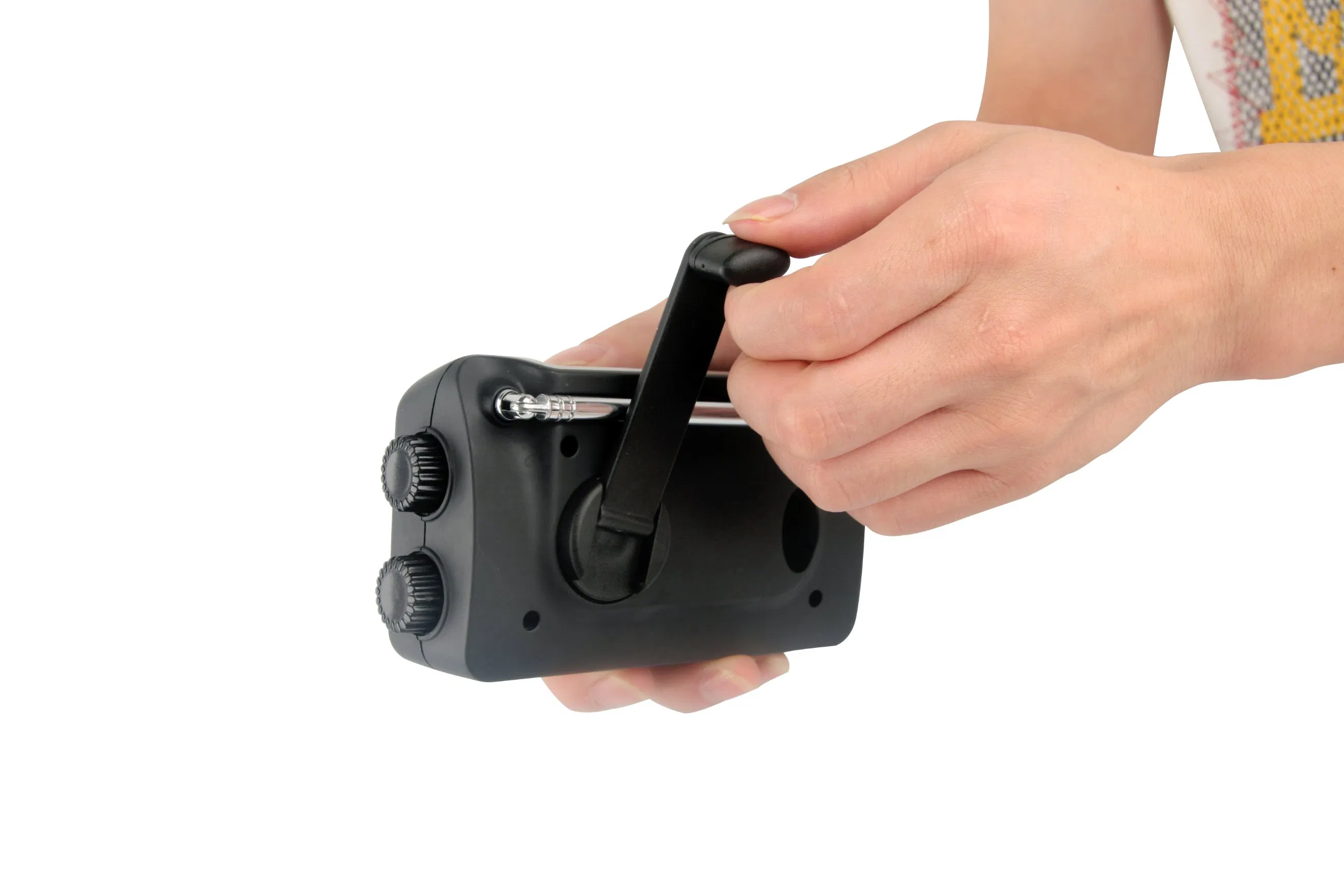 Retro Solar Crank Dynamo Am/FM Radio