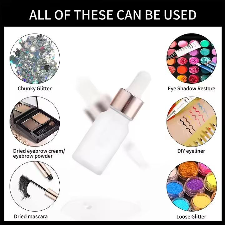 No Logo Flakes Clear Mixing Base Glue Loose Glitter Waterproof Eyeshadow Mixing Liquid Pigment Mixing Drops
