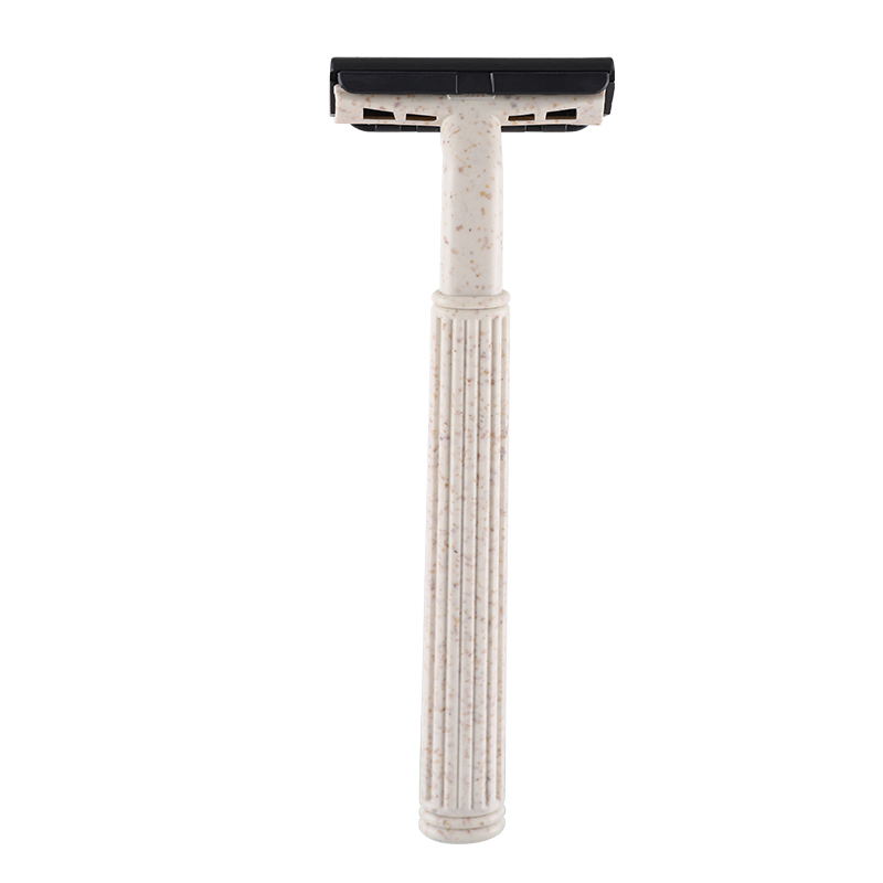 Eco-Friendly Wheat Straw Disposable Razors with Triple Blades