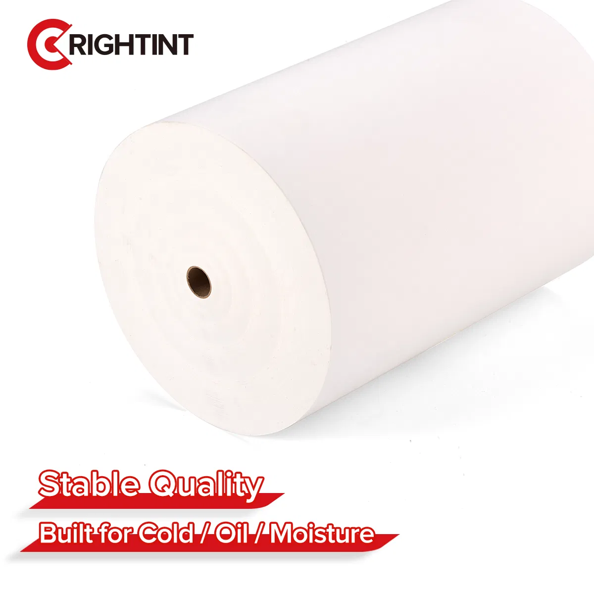 60 Mic Pearled PP Labelstock Self Adhesive Film Jumbo Roll for Daily Chemical Labels