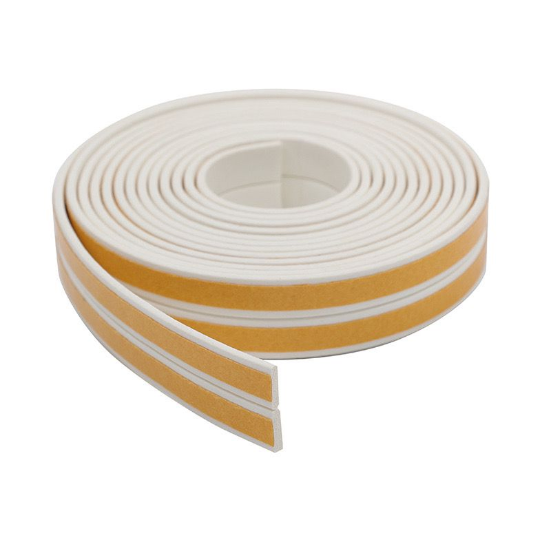 EPDM Rubber Self-Adhesive Door and Window Sealing D Shape Rubber Sponge Seal