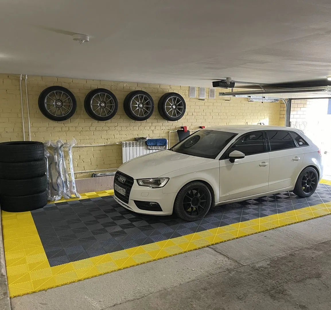 Wholesale Plastic Modular PP PVC Heavy Duty Garage Interlocking Floor Garage Tile