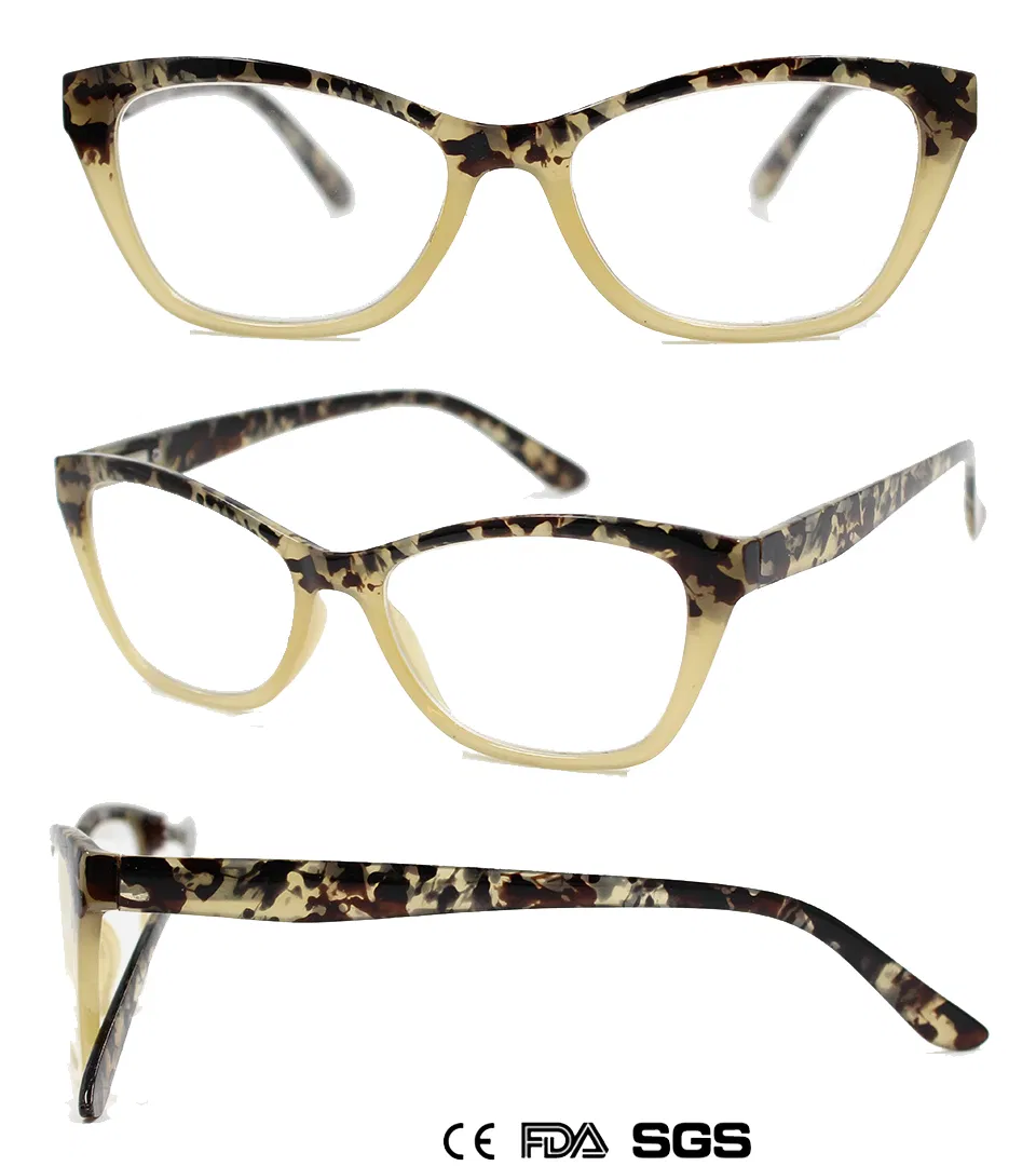 Popular Plastic Reading Glasses Eyewear (WRP902015)