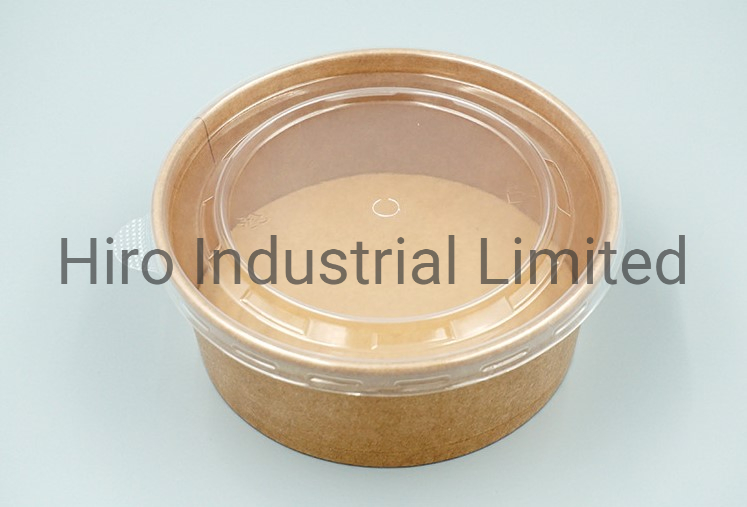 High Quality Kraft Paper Disposable Waterproof Paper Bowl for Ice Cream and Salad