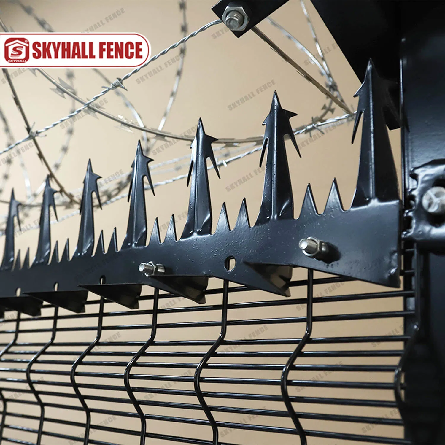 Anti-Intruder Fence Spikes Metal Security Spikes for Walls and Fences