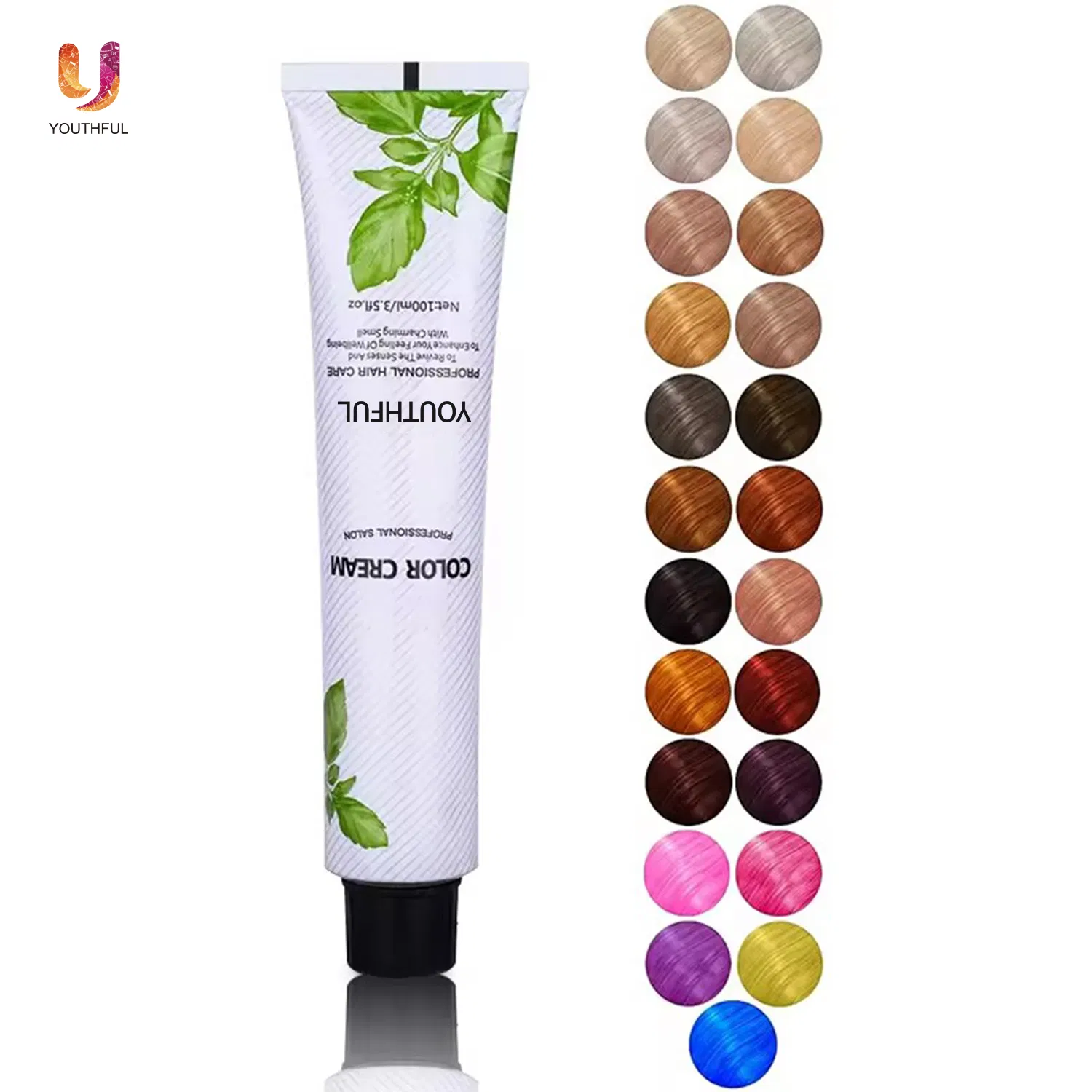 Salon Professional Hair Color Cream Non Allergic Gray Coverage