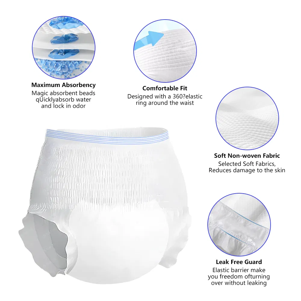 Free Sample Ultra Thick Cheap Adult Diaper Pants Disposable Adult Diaper