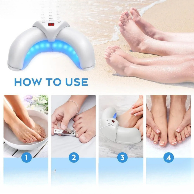 Skin-Friendly Motion Sensor LCD Digital Display 100-240V Gel UV Nail Lamp