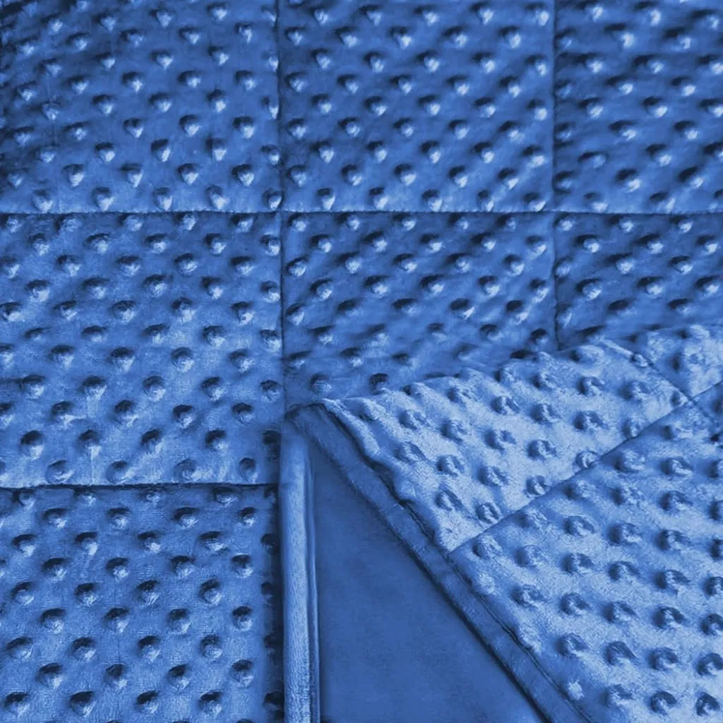 Cozy Minky Weighted Blanket to Reduce Anxiety and Stress Relief