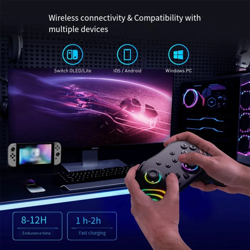 Manufacturers Gaming Gamepad Wireless NFC Multi-Platform PC Mobile Computer Game Controller for Switch