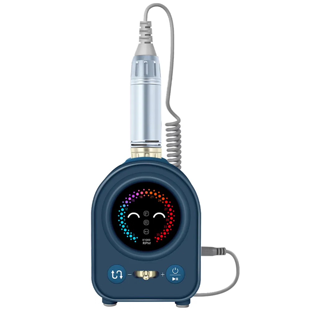 2023 New Design 35000rpm Electric Nail Filer Machine with Pause Function