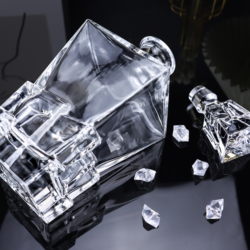 Wine Whiskey Brandy Tequila Vokda Unique Crystal Glass Whisky Decanter