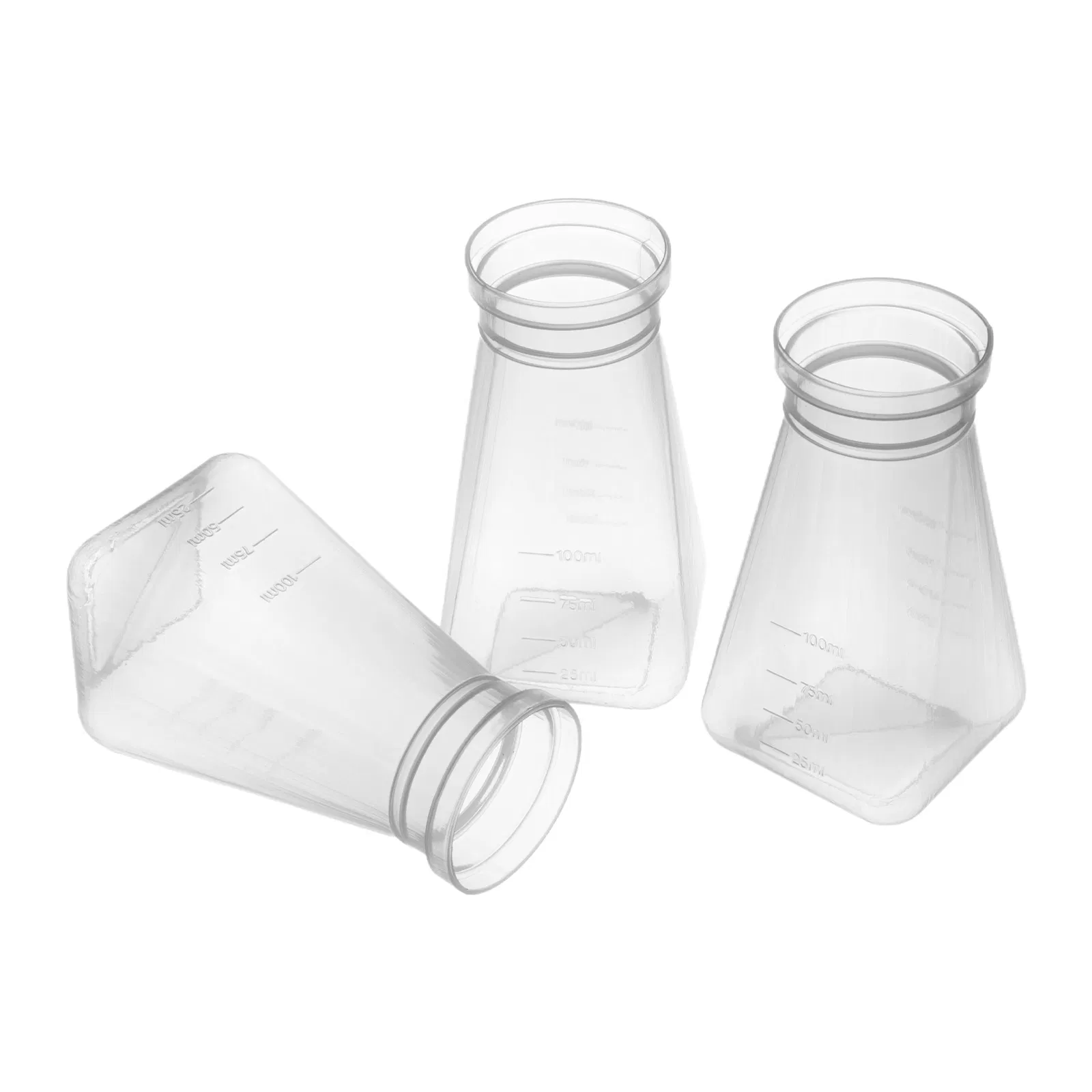 Laboratory Disposable Consumable Plastic PP/PE 6oz Square Bottom Bulk/Trayed Drosophila Bottles