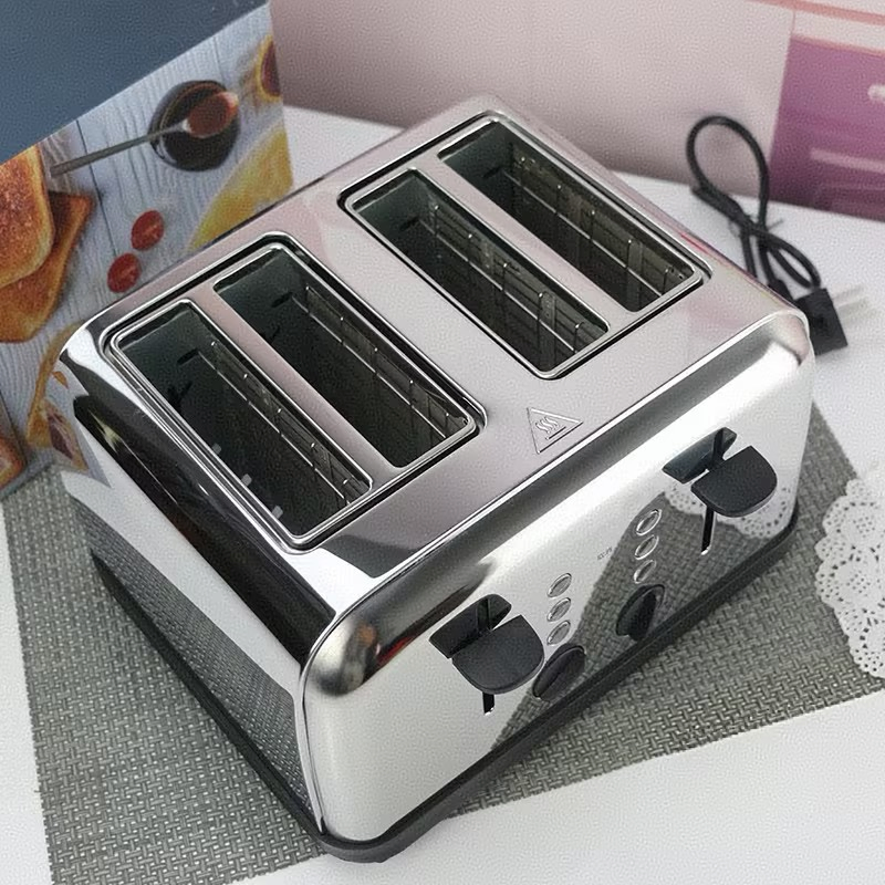Automatic 4 Slices Long Slot Toaster Bread Machine
